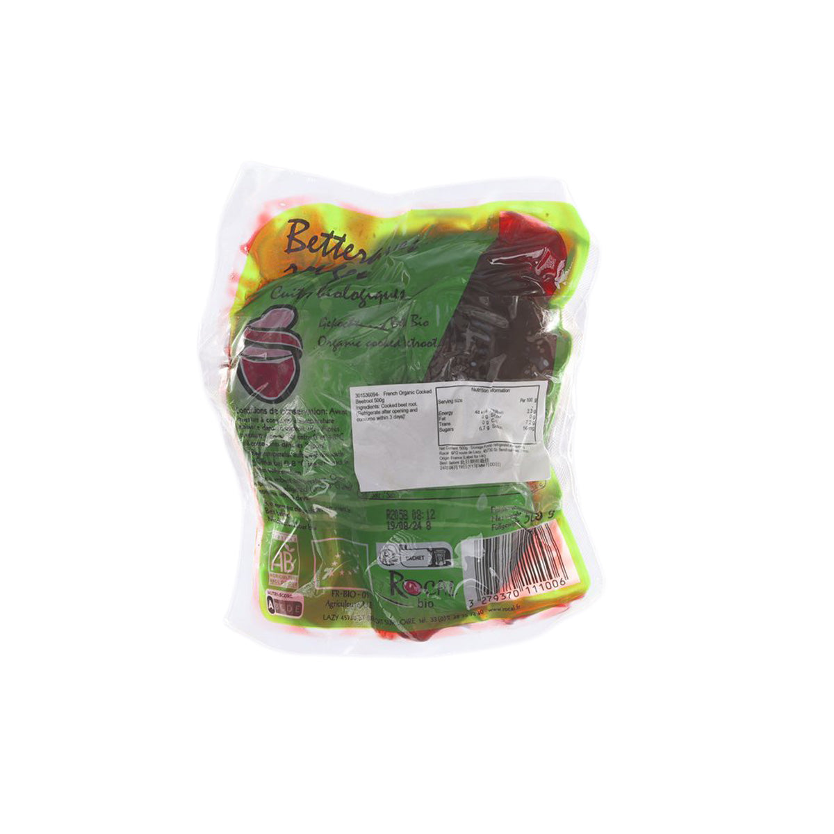 French Organic Cooked Beetroot (500g)