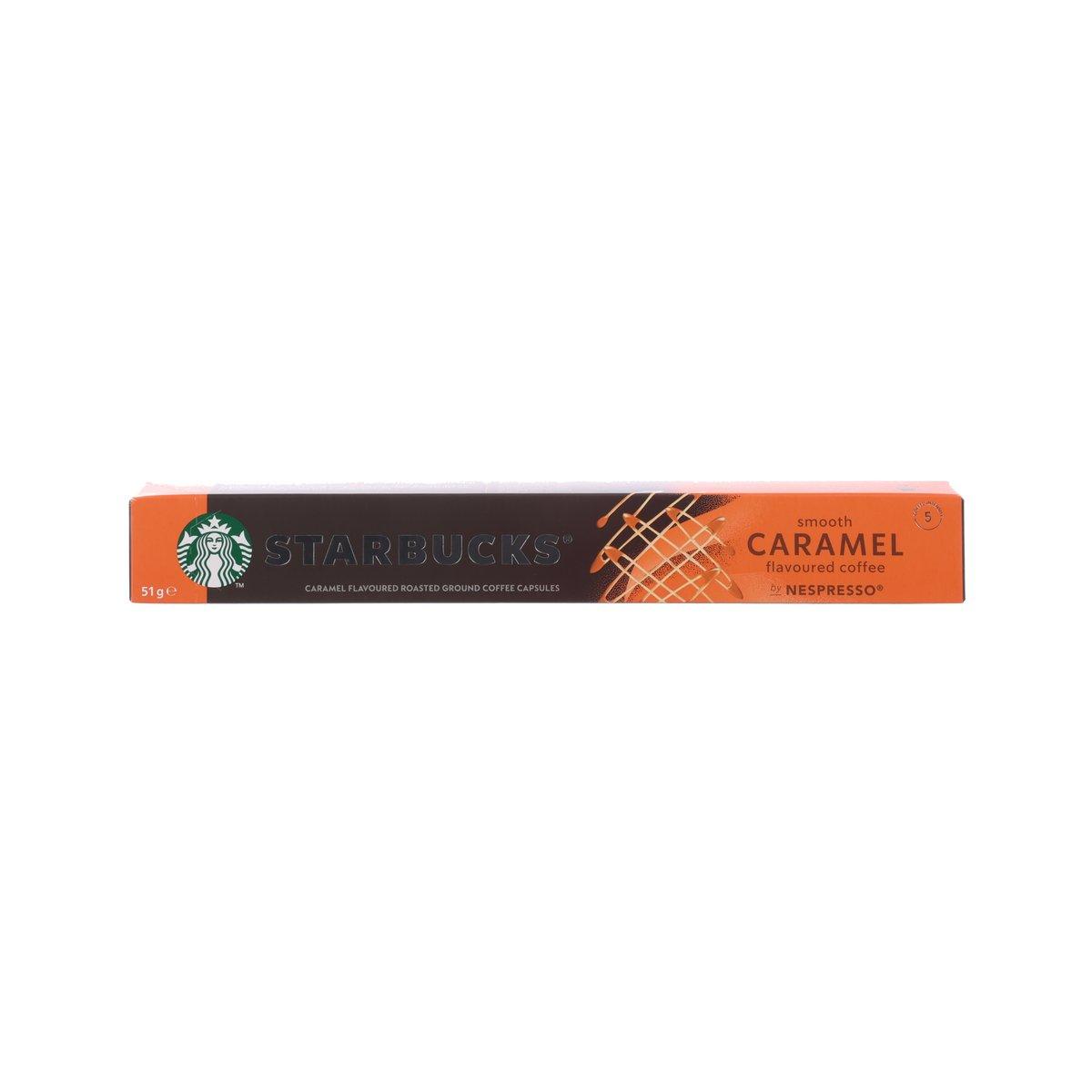 STARBUCKS Coffee Capsules - Smooth Caramel Flavor (51g)