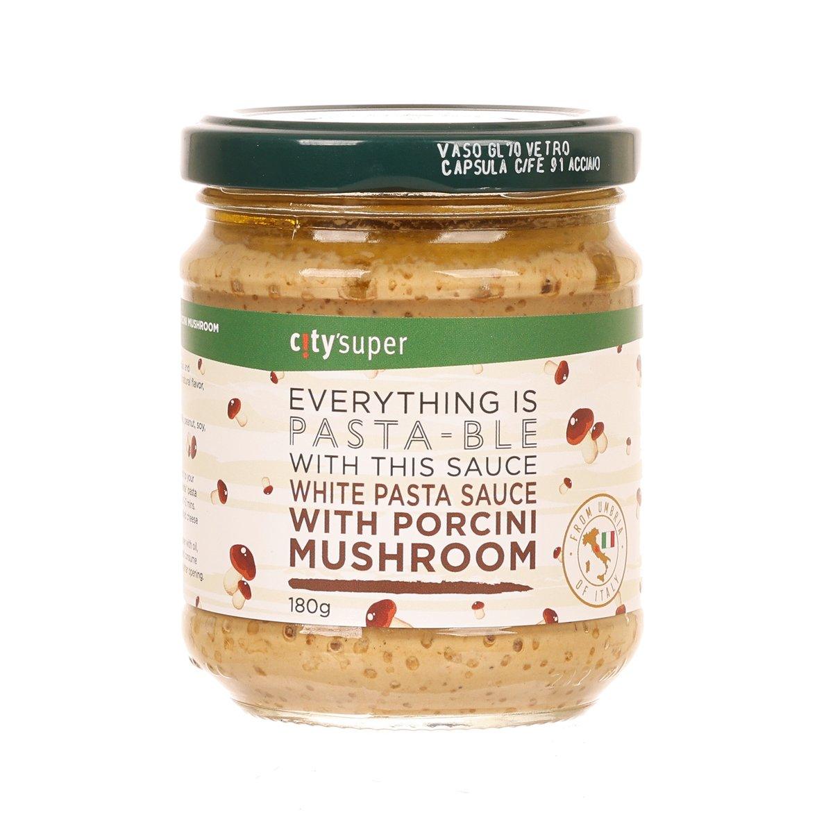 CITYSUPER White Pasta Sauce with Porcini Mushroom (180g)