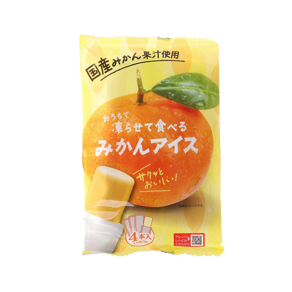 TANIOFOODS Fruit Popsicle Mix - Mikan (4 x 70g)