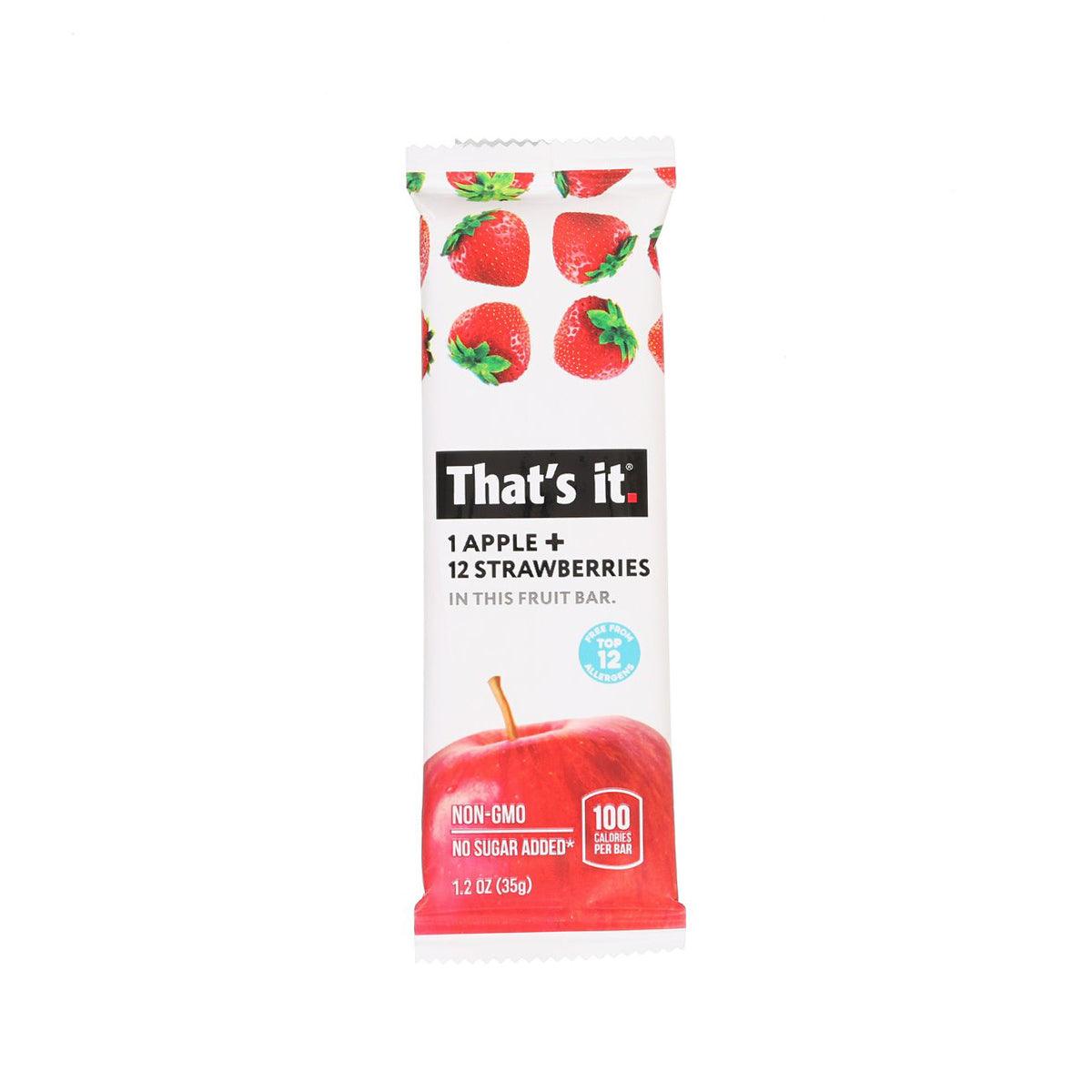 THAT'S IT Fruit Bar - Apple and Strawberry (35g)