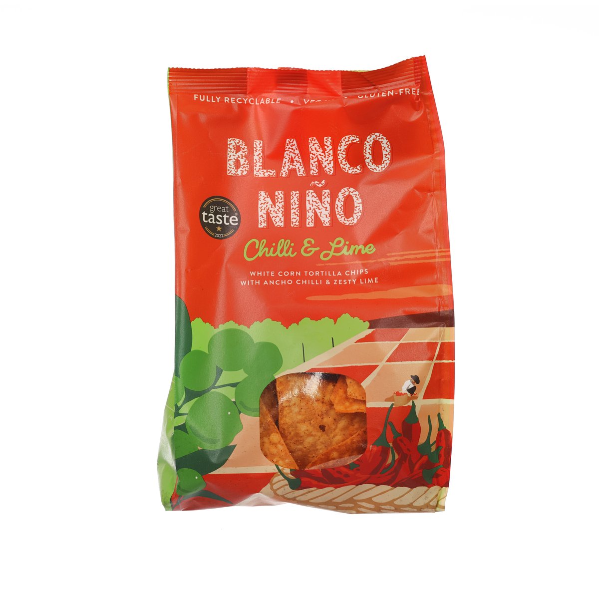 BLANCO NINO Chilli & Lime White Corn Tortilla Chip (170g)