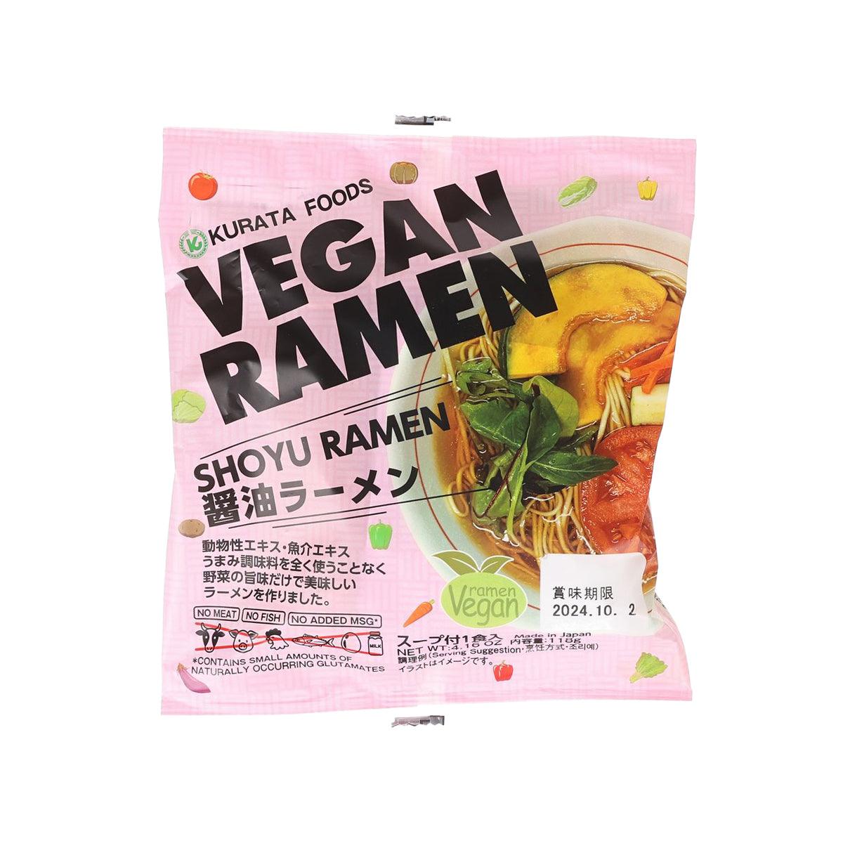 KURATA Vegan Instant Ramen - Soy Sauce Flavor (118g)