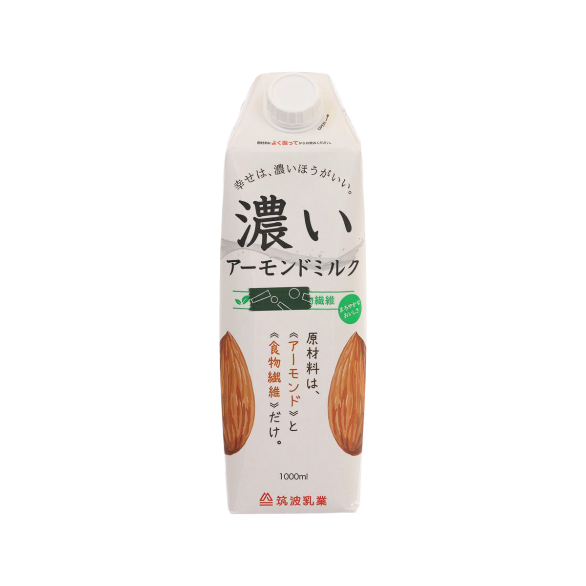 TSUKUBA Rich Almond Milk with Fiber (1000mL)