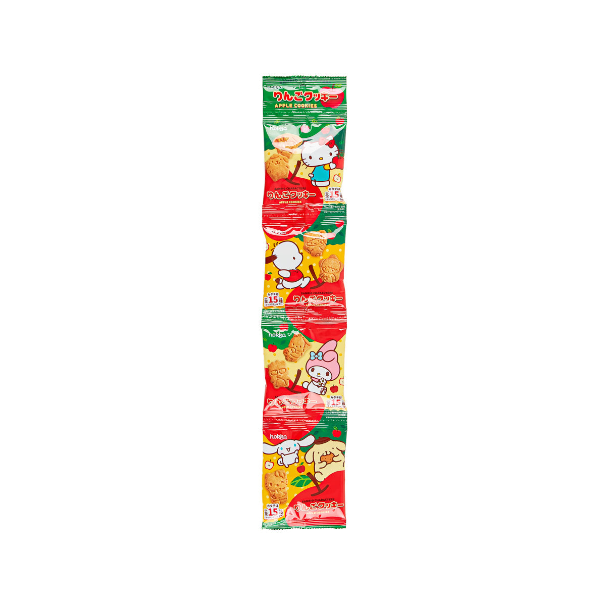 HOKURIKU Sanrio Characters Apple Cookies (4 x 14g)