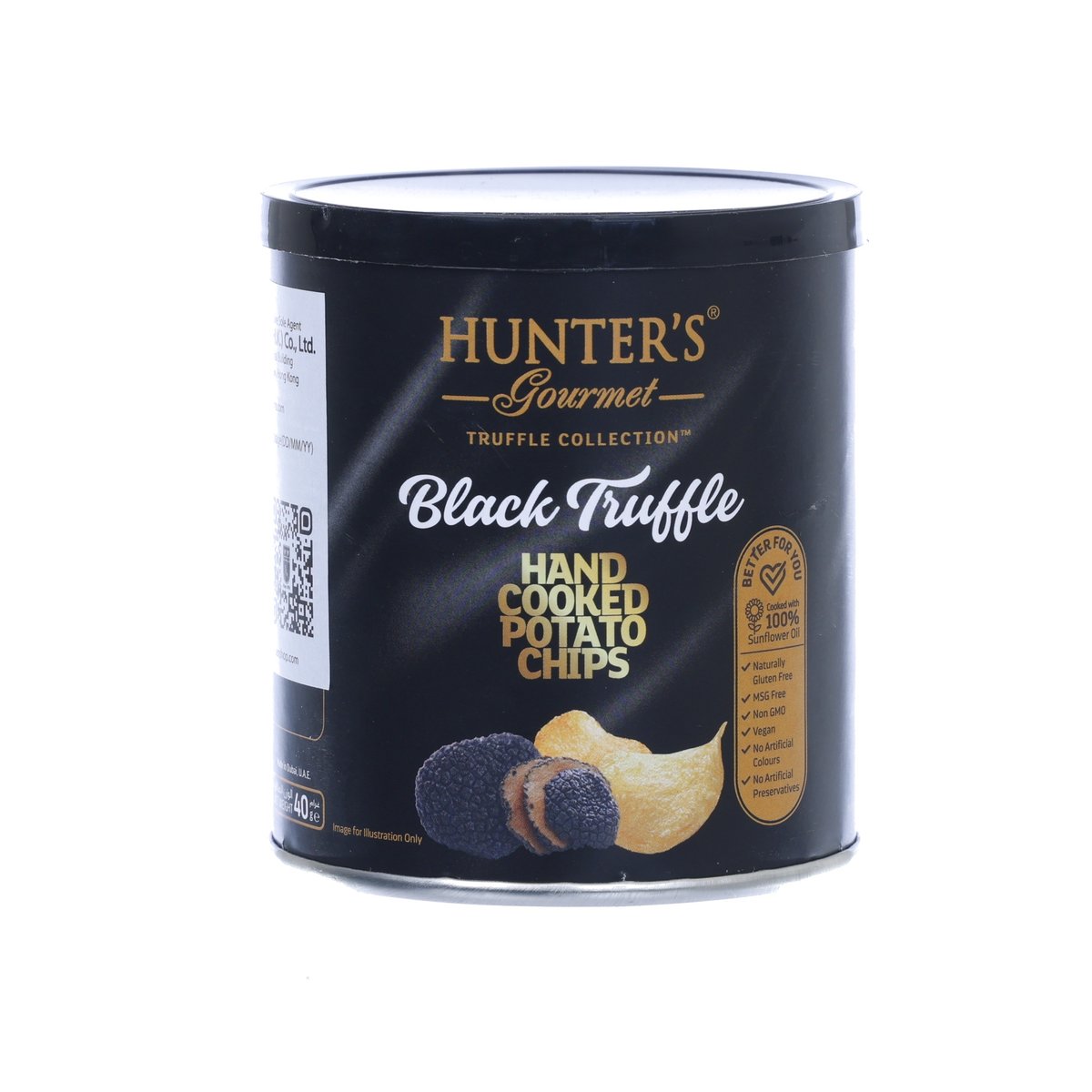 HUNTER'S GOURMET Hand Cooked Potato Chips - Black Truffle (40g)