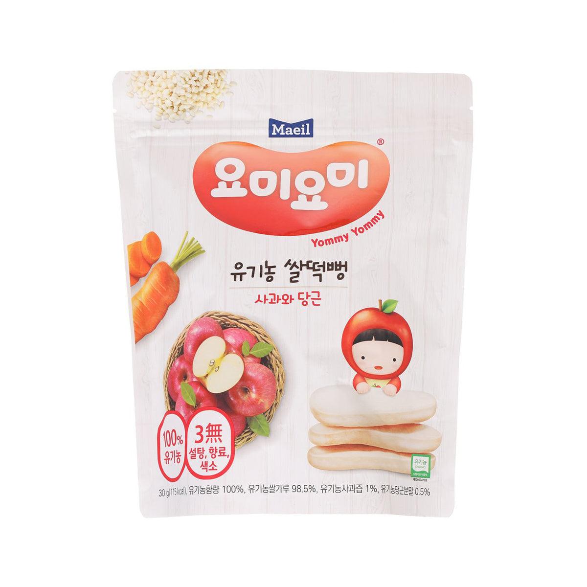 MAEIL Organic Rice Rusk - Apple & Carrot (30g)