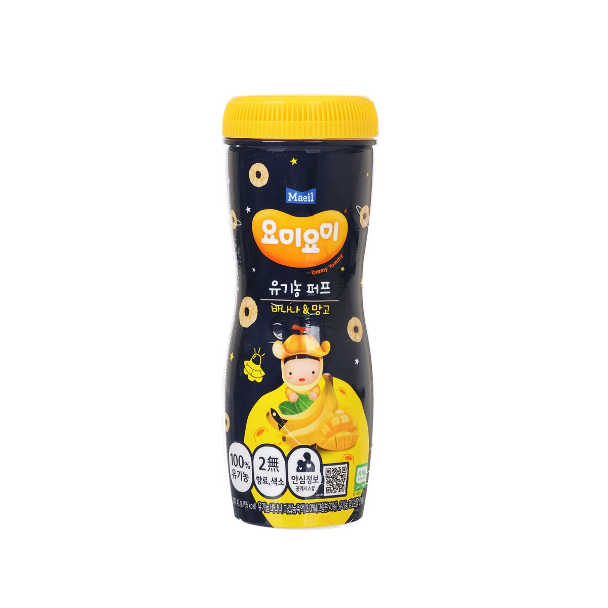 MAEIL Organic Puff - Sweet Banana & Mango (42g)