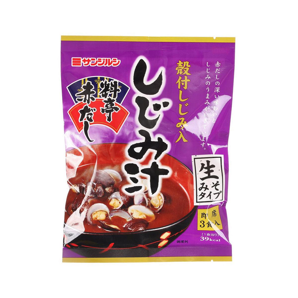 SANJIRUSHI Instant Clam Red Miso Soup (135g)