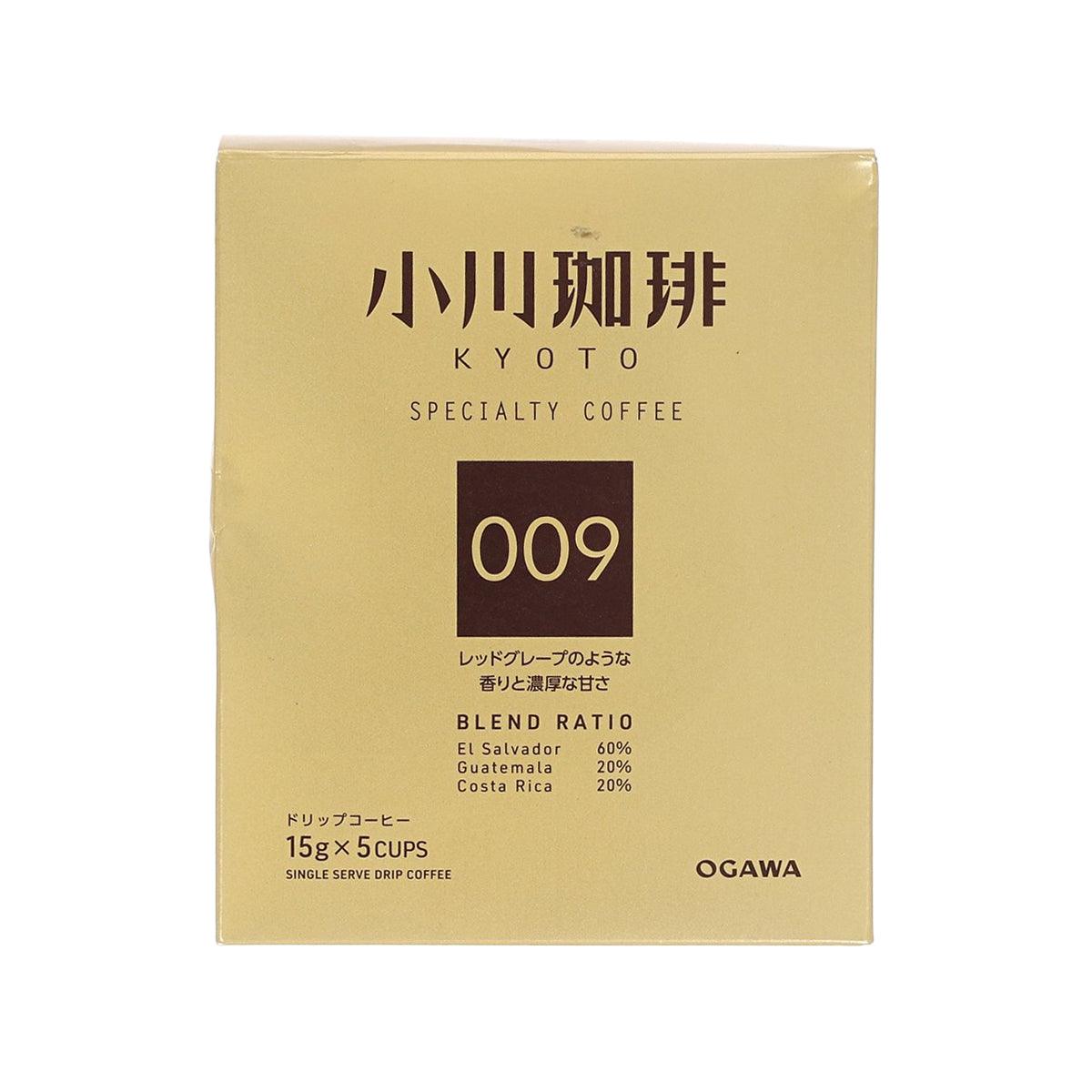 OGAWA COFFEE Kyoto Specialty Coffee Blend - Drip Coffee 009 (5 x 15g)