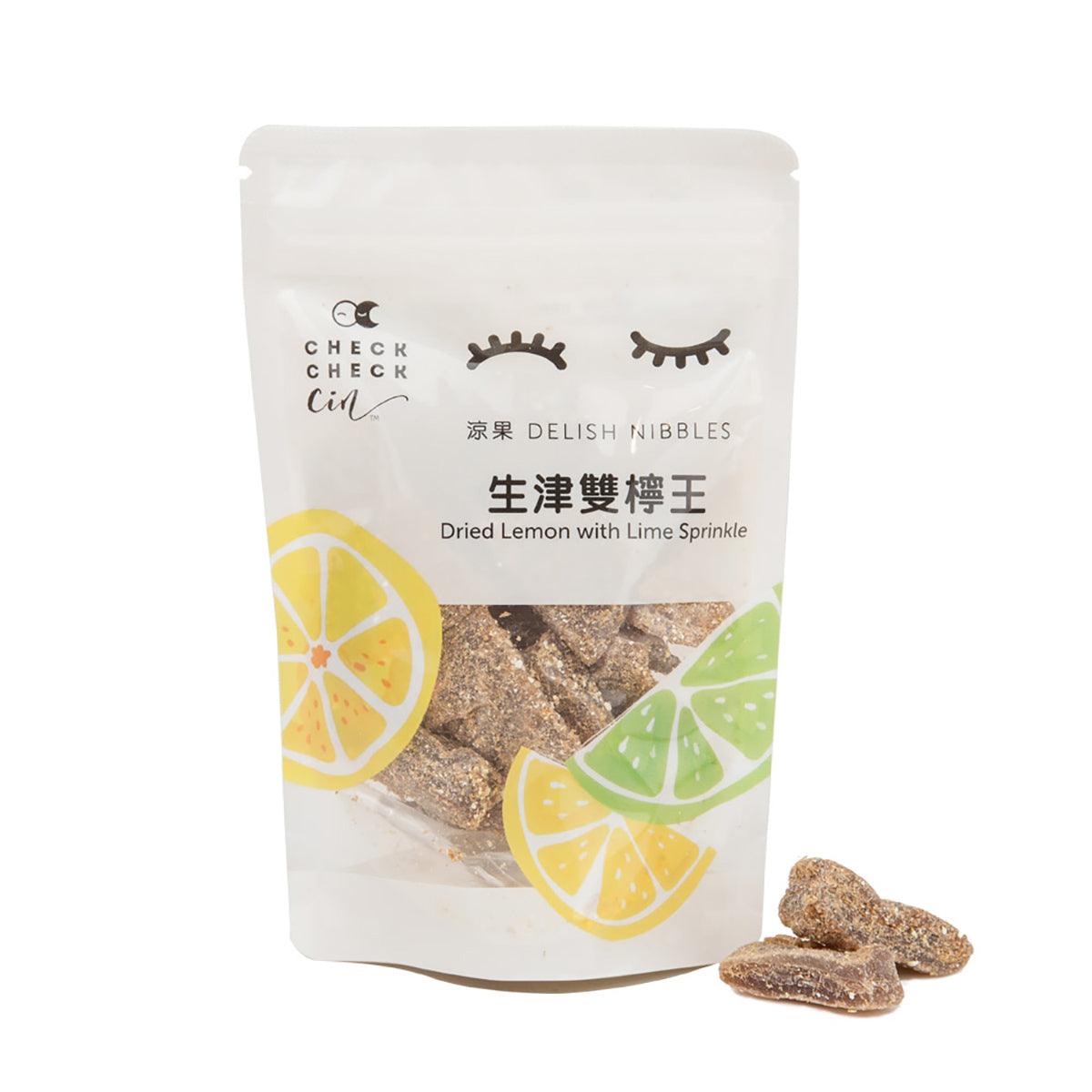 CHECKCHECKCIN Delish Nibbles - Dried Lemon with Lime Sprinkle (70g)