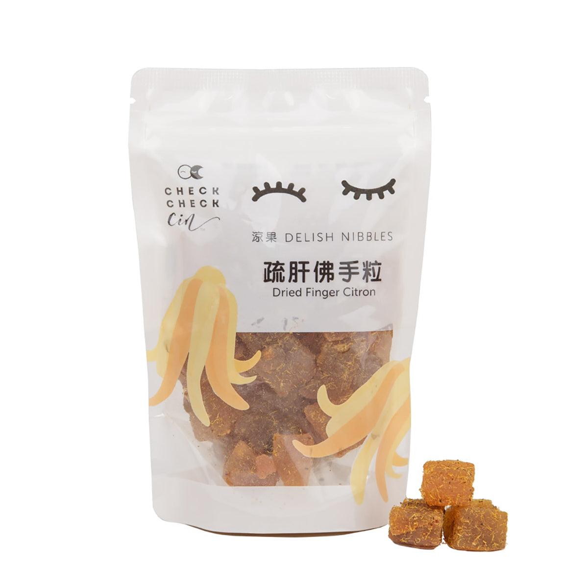 CHECKCHECKCIN Delish Nibbles - Dried Finger Citron (80g)