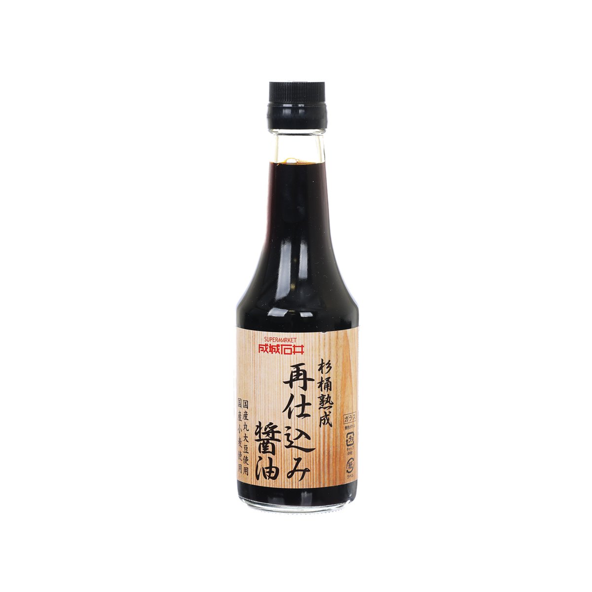 SEIJOISHII Cedar Barrel-Aged Saishikomi Double Fermented Soy Sauce (300mL)