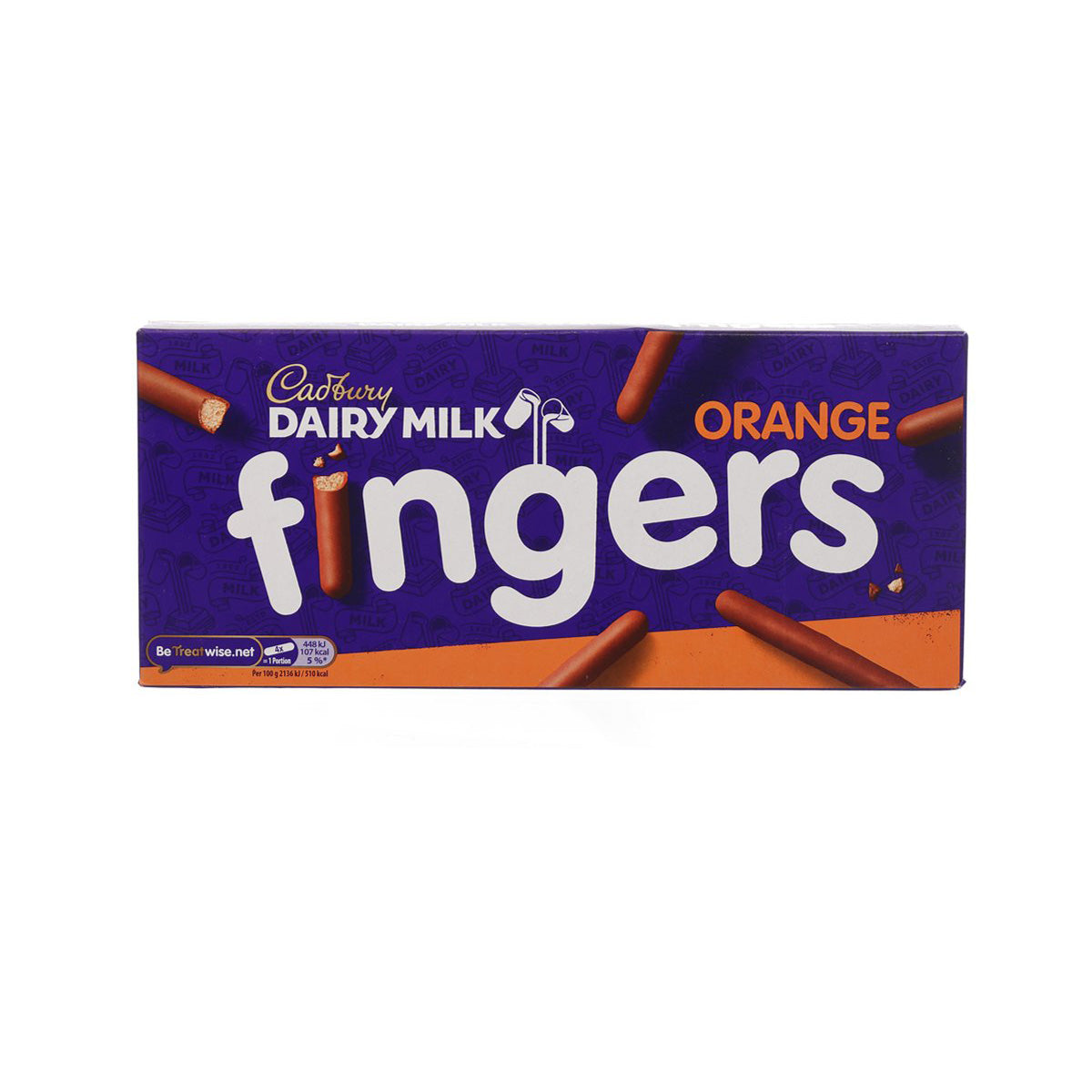 CADBURY Dairy Milk Chocolate Orange Flavoured Fingers Biscuit (114g)