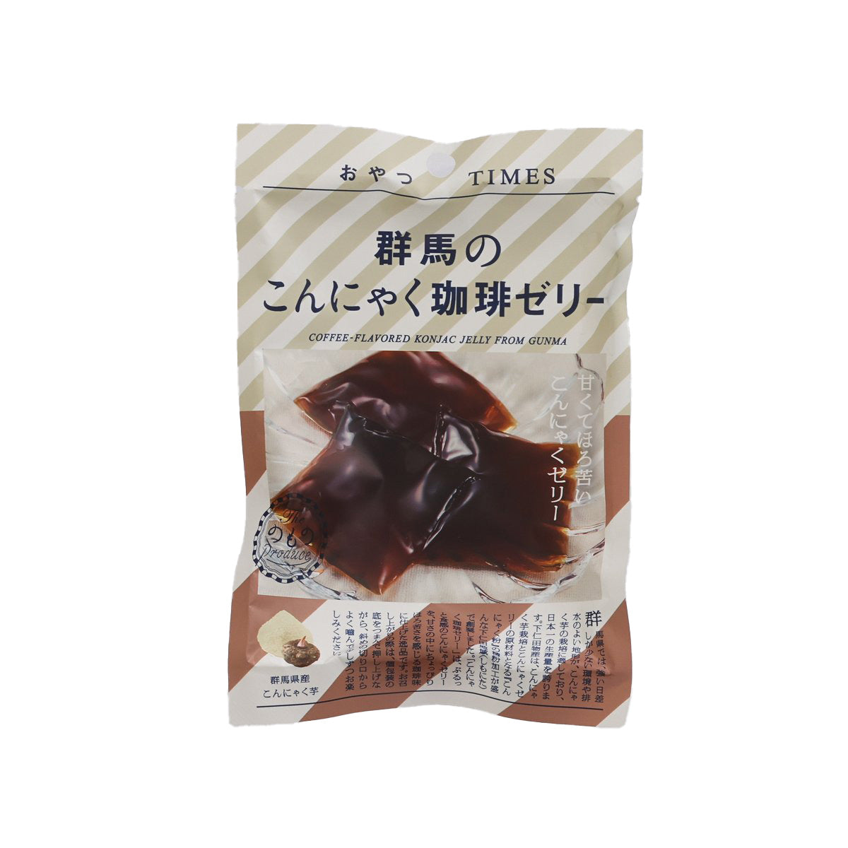 OYATSUTIMES Gunma Konnyaku Jelly - Coffee (5pcs)