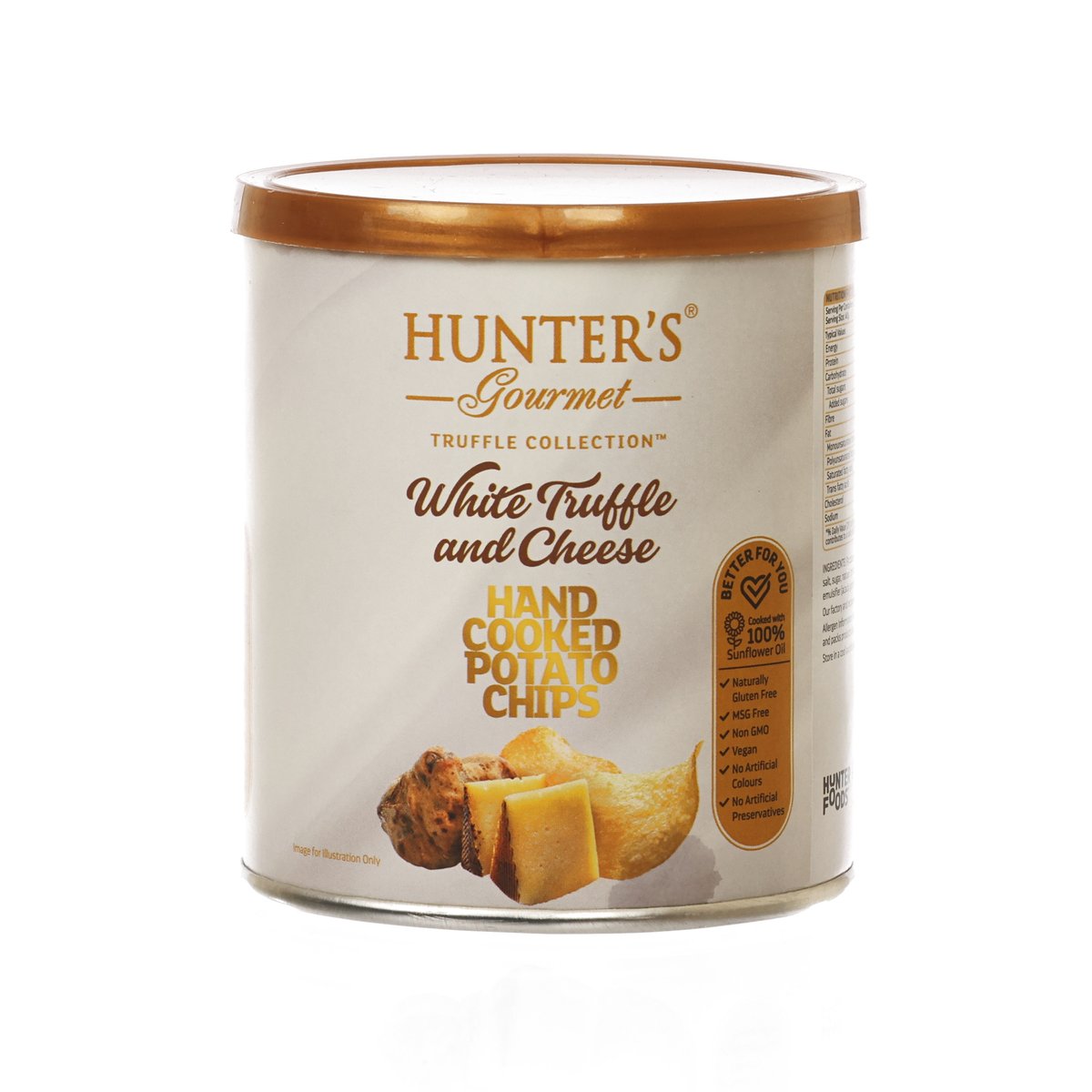 HUNTER'S GOURMET Hand Cooked Potato Chips - White Truffle & Cheese (40g)