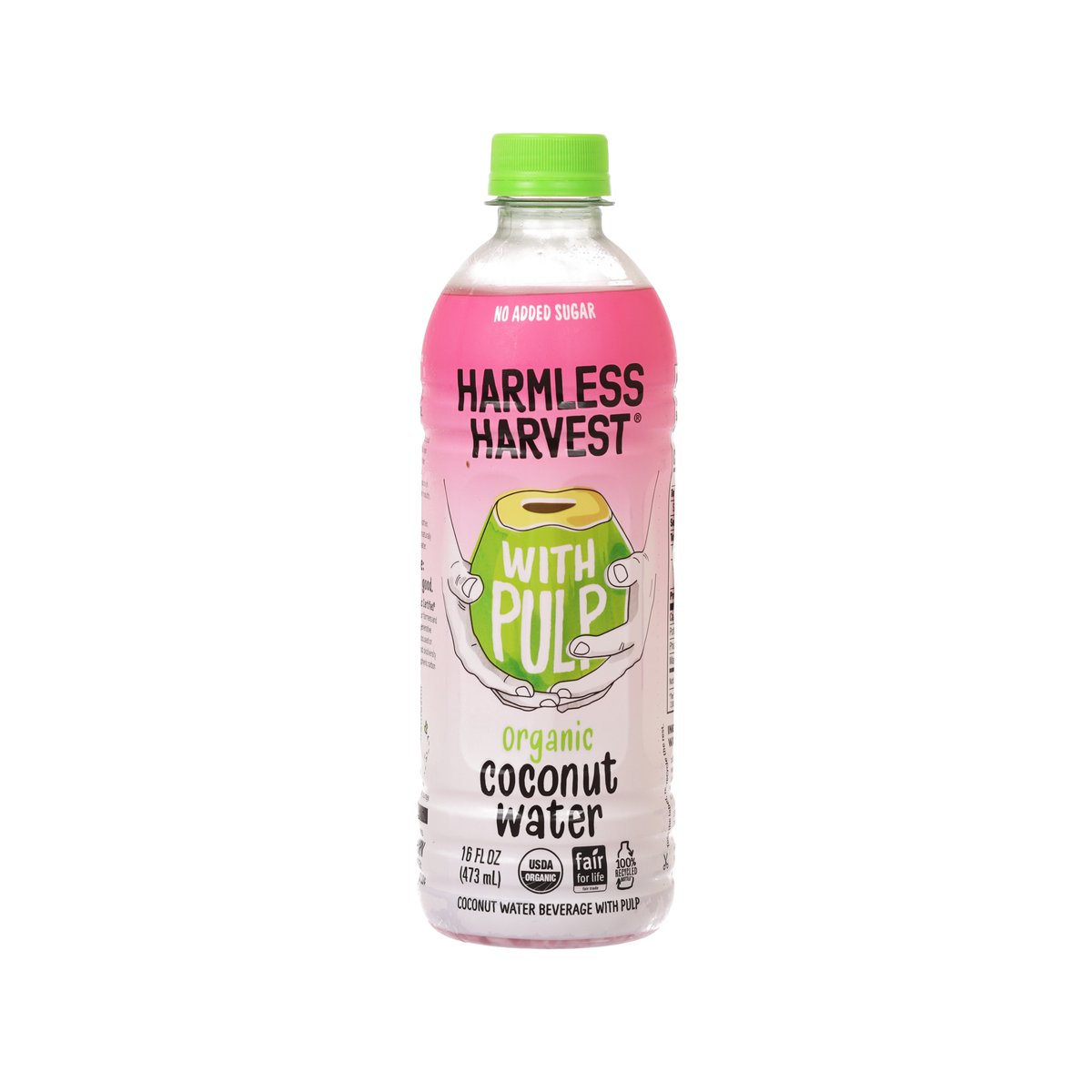 HARMLESS HARVEST Organic Coconut Water with Pulp (473mL)