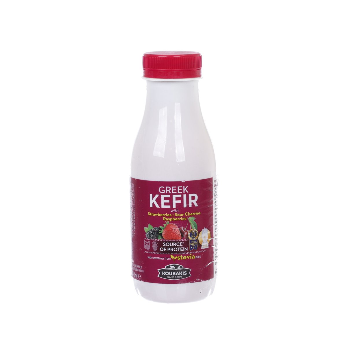 KOUKAKIS Greek Kefir with Strawberries, Sour Cherries & Raspberries (330mL)