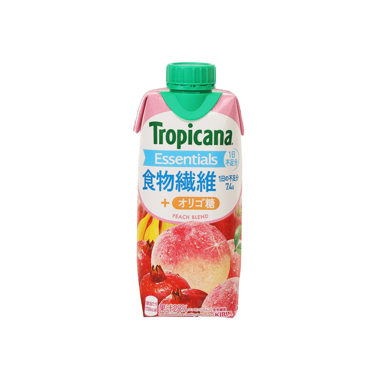 TROPICANA Essentials Dietary Fiber + Oligosaccharide Peach Blend Juice Drink (330mL)