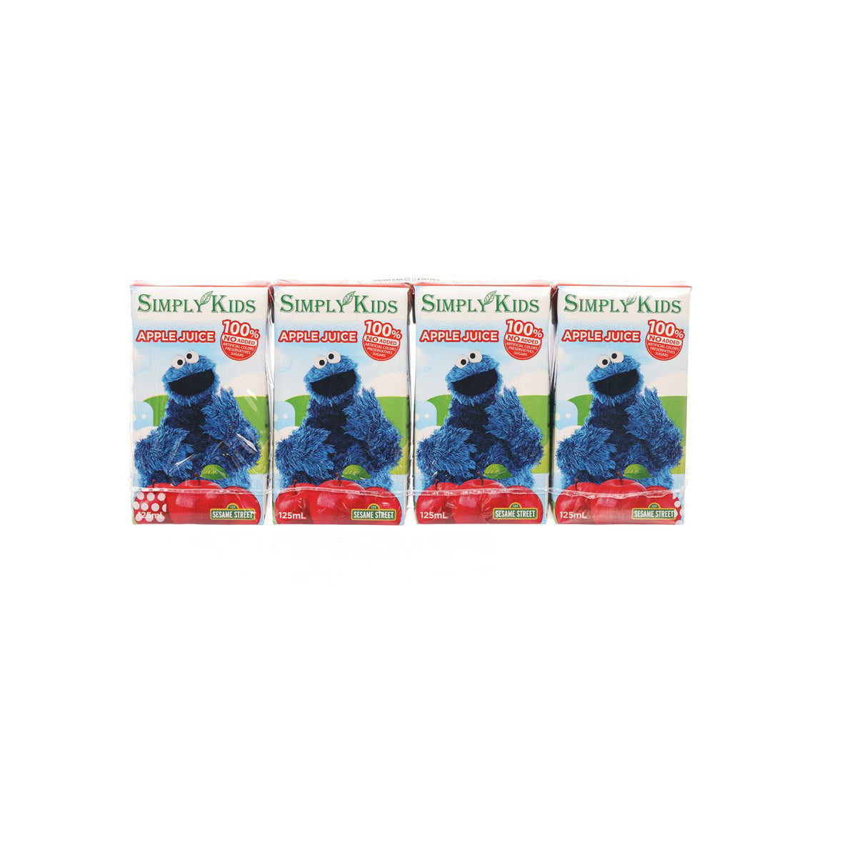 SIMPLY KIDS 100% Apple Juice (4 x 125mL)