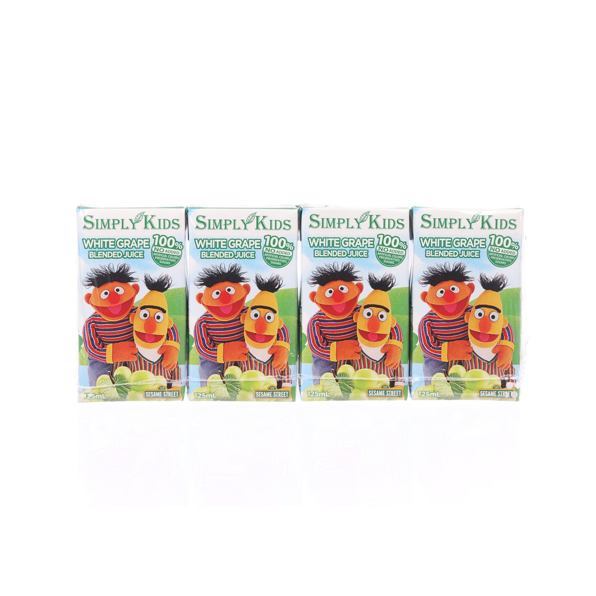 SIMPLY KIDS White Grape Blended Juice (4 x 125mL)