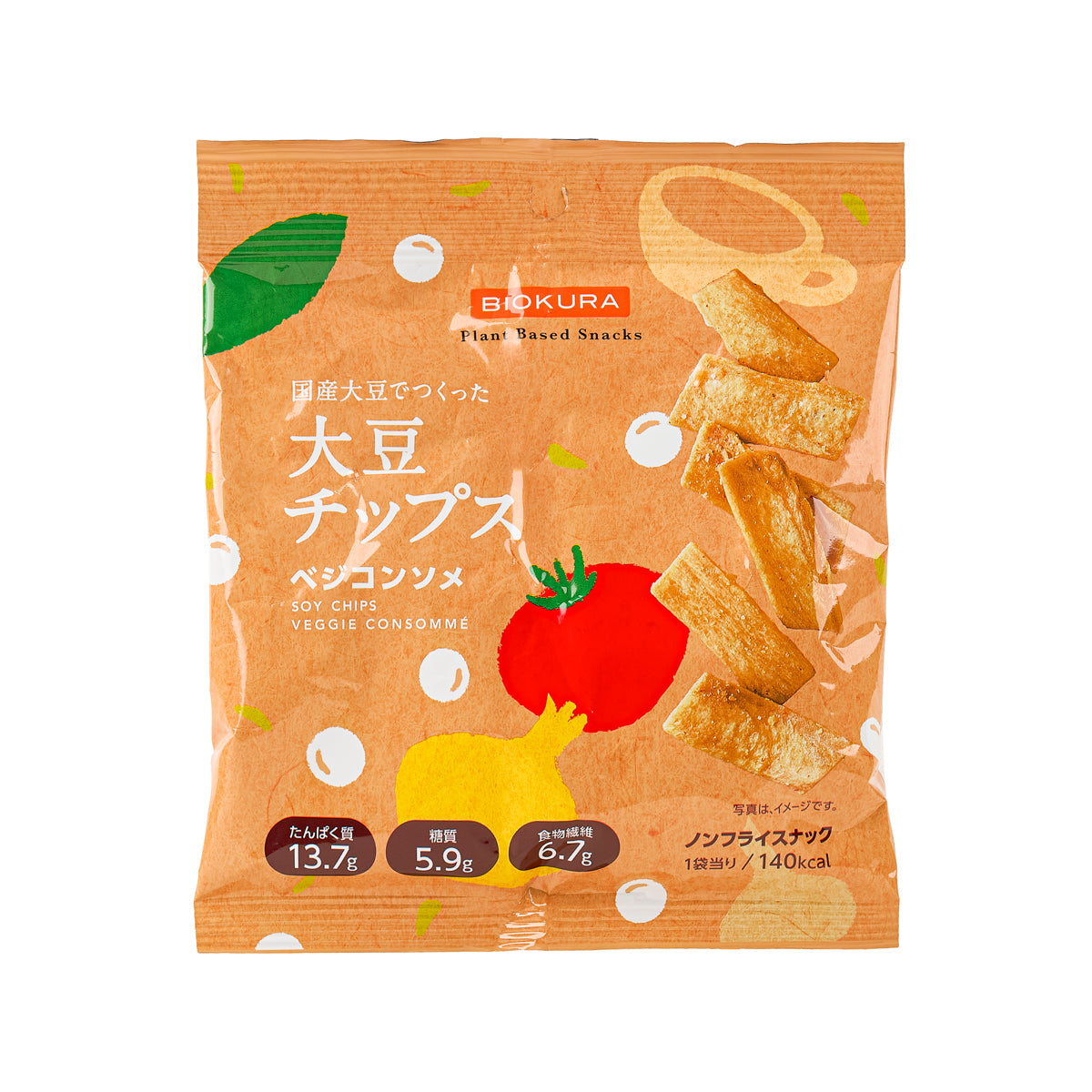 BIOKURA Soy Chips - Veggie Consomme Flavor (35g)