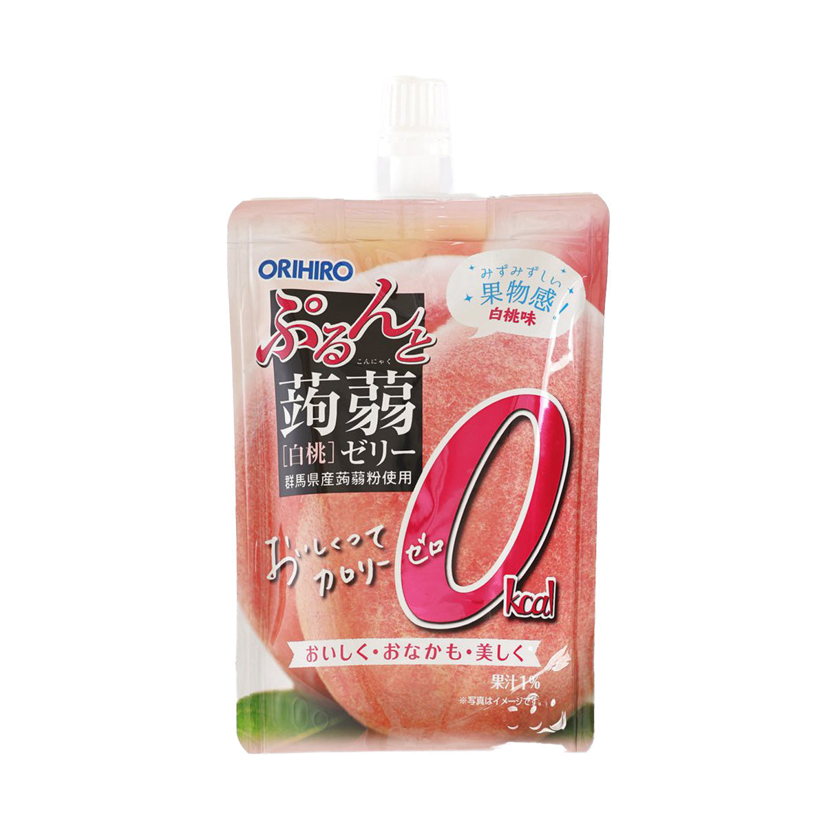 ORIHIRO Zero Calorie Konjac Jelly Drink - Peach (130g)