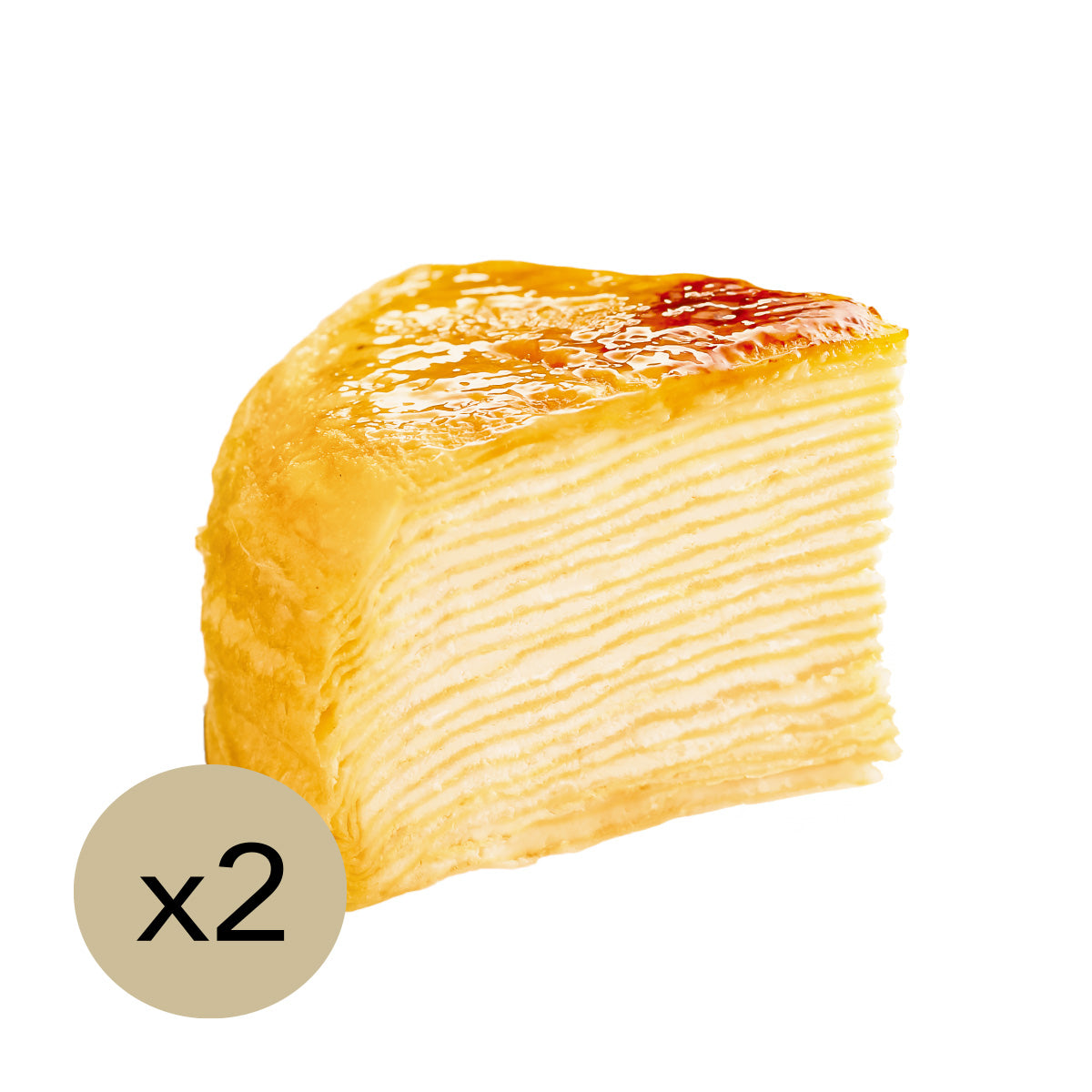 SUZETTE Mille-Crêpe Cake - Plain (Frozen) (2pcs)