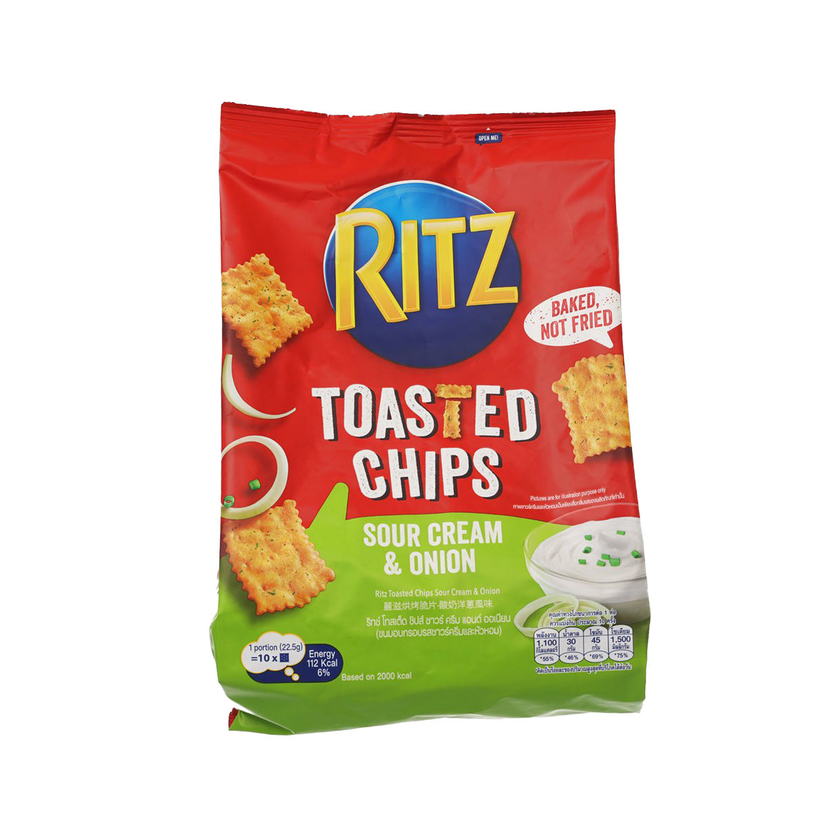 RITZ Toasted Chips - Sour Cream & Onion (229g)