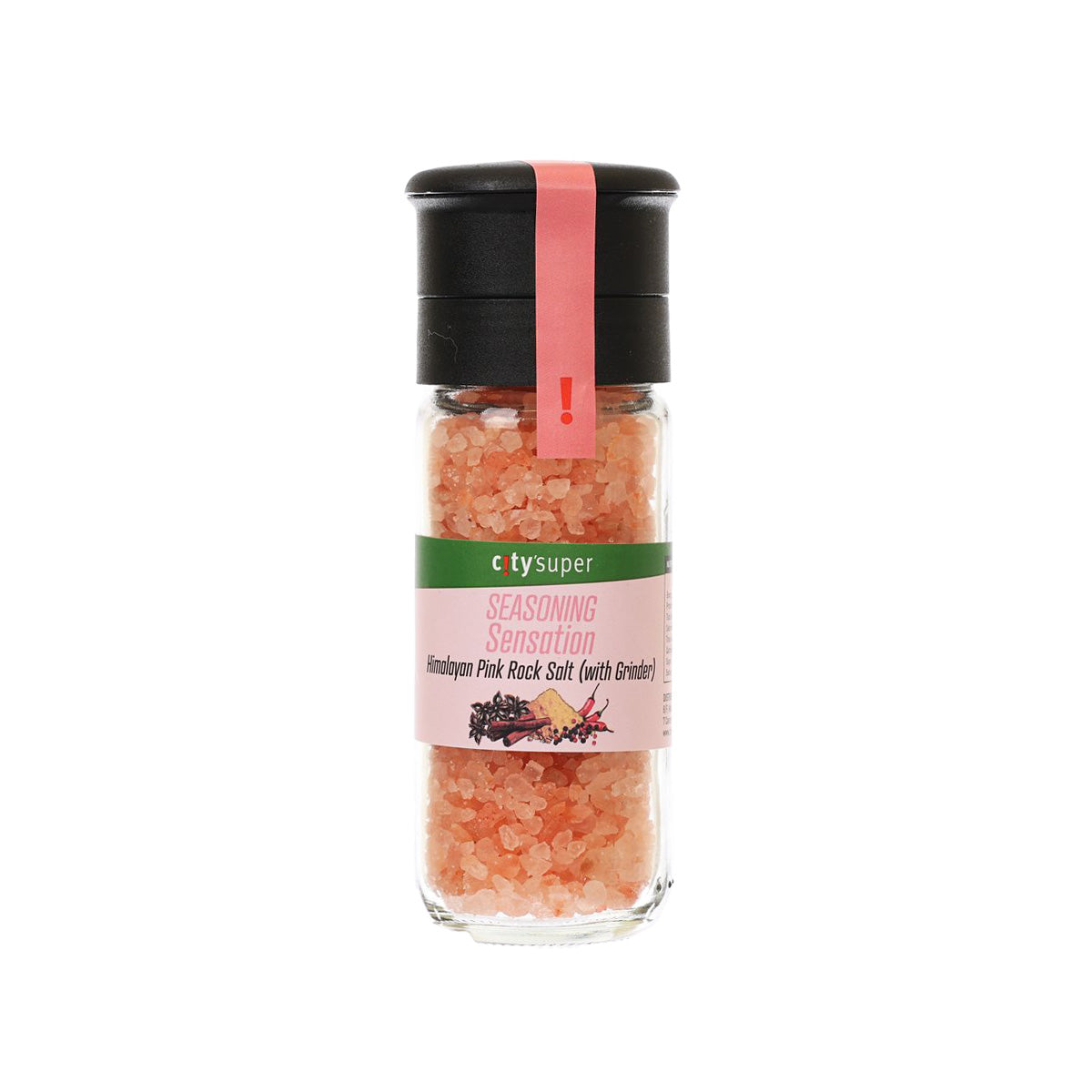 CITYSUPER Himalayan Pink Rock Salt (with Grinder) (125g)