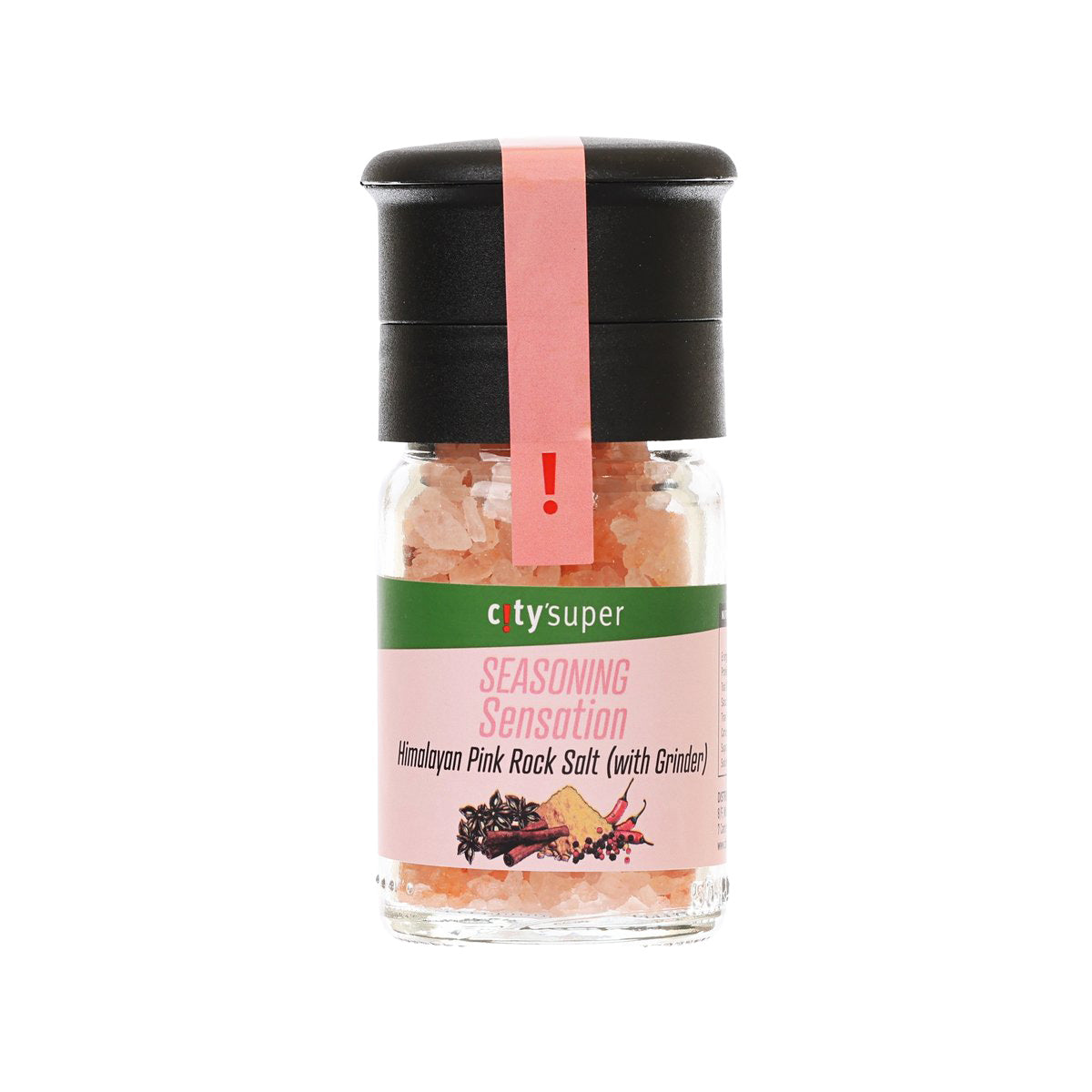 CITYSUPER Himalayan Pink Rock Salt (with Grinder) (70g)