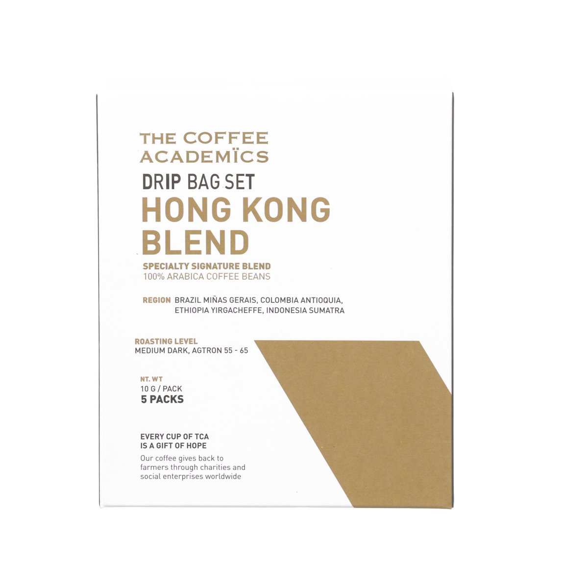 THE COFFEE ACADEMICS Drip Bag Set Hong Kong Blend Coffee (5 x 10g)