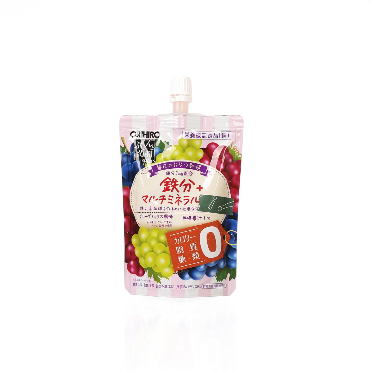 ORIHIRO Konjac Jelly Drink - Mix Grape (Zero Calorie, Fat, Sugar) (130g)