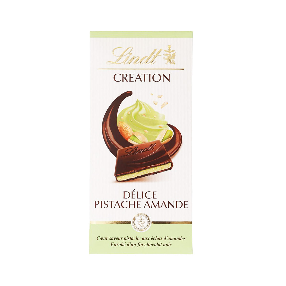 LINDT Creation Dark Chocolate - Pistachio & Almond (150g)