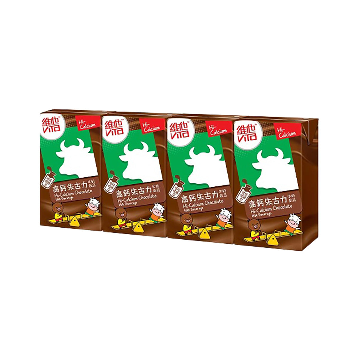 VITA Hi-Calcium Chocolate Milk Beverage (4 x 125mL)