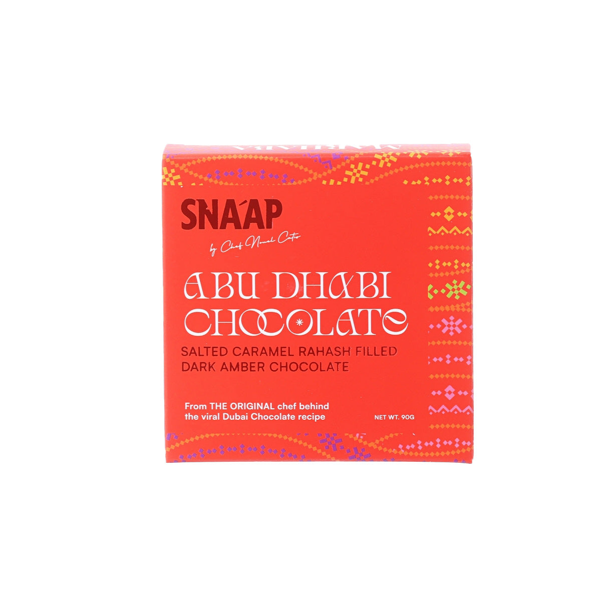 SNAAP CHOCOLATE Rahash Filled Dark Amber Chocolate (90g)