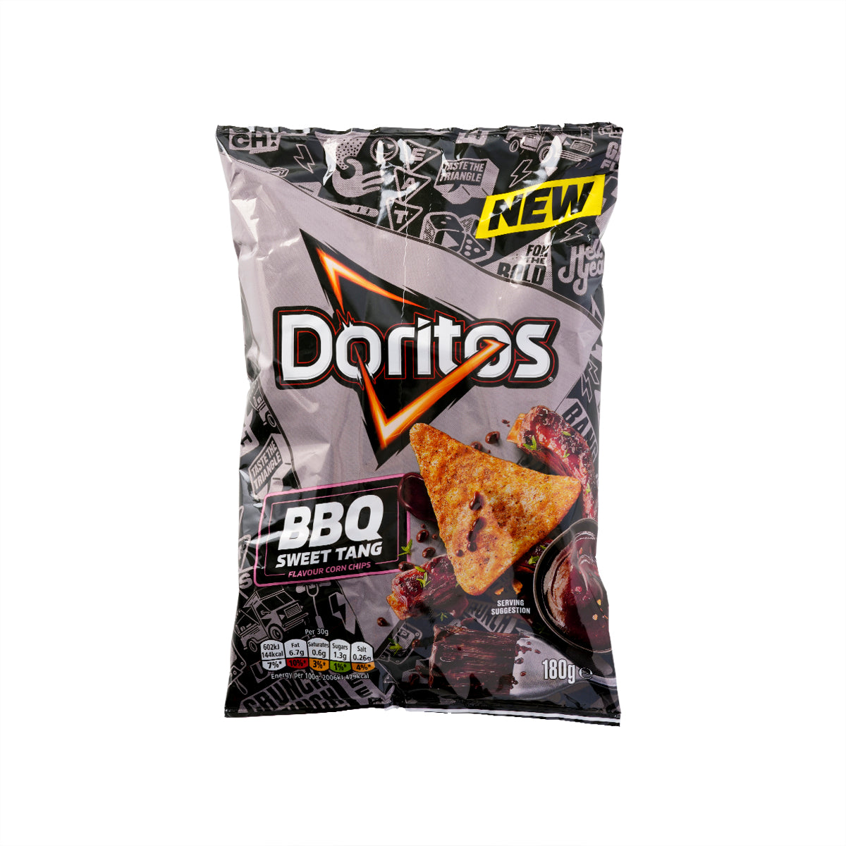 DORITOS Tortilla Chips - Sweet BBQ Flavor (180g)