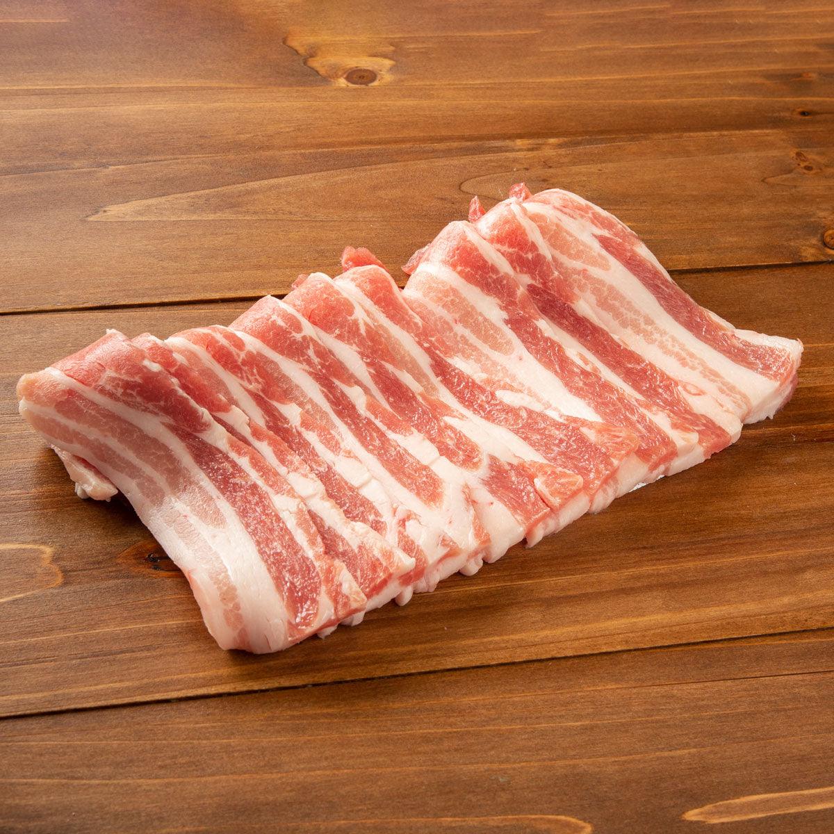 HOKKAIDO WHEY PORK Japan Hokkaido Pork Belly for Yakiniku (300g)