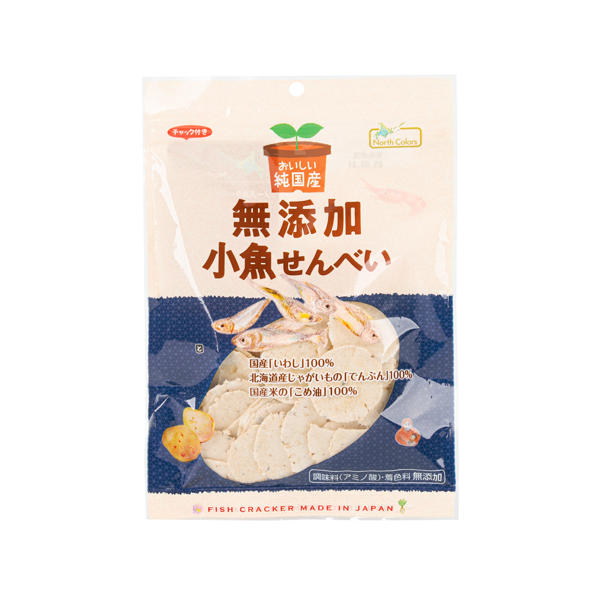 NORTHCOLORS Fish Cracker Made in Japan (65g)