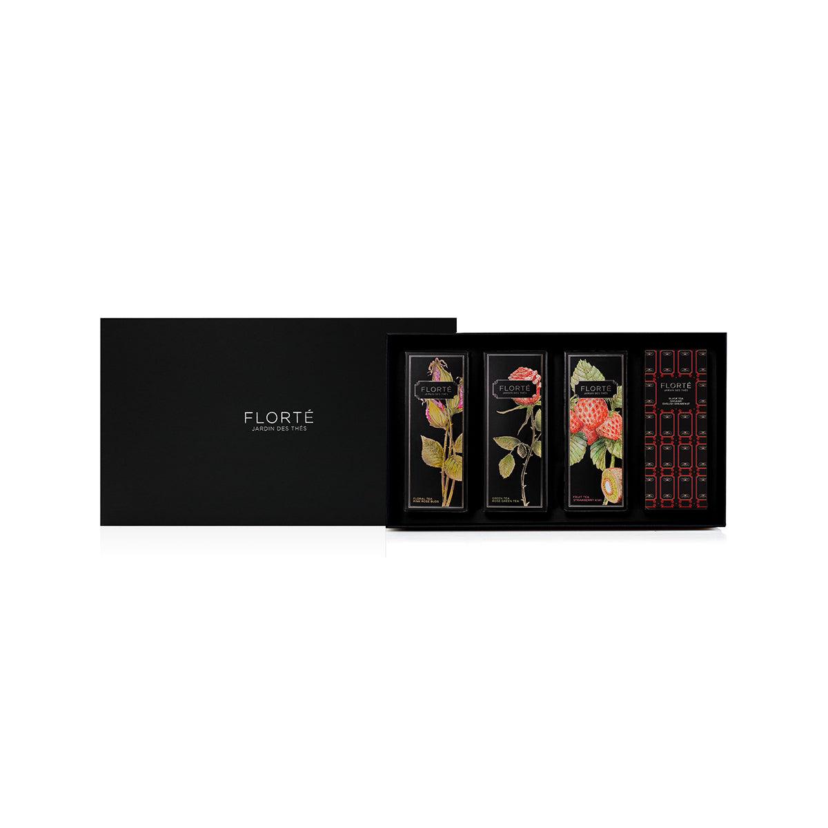 FLORTE Four Loose Teas Gift Set (1set)