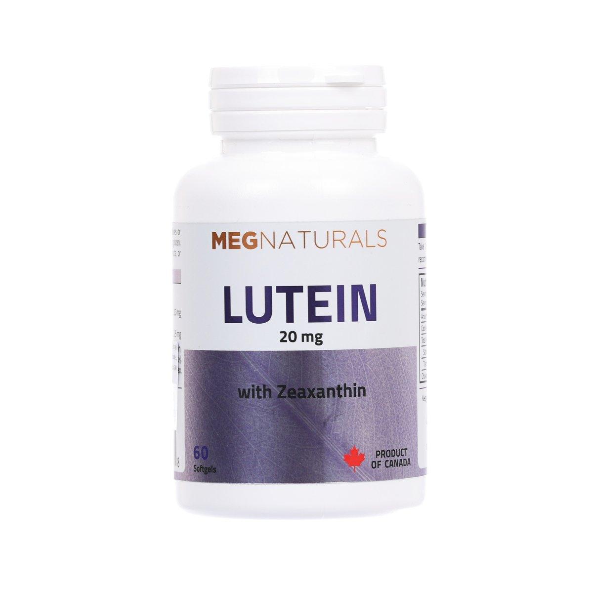 MEGNATURALS Lutein with Zeaxanthin Capsules (60pcs)