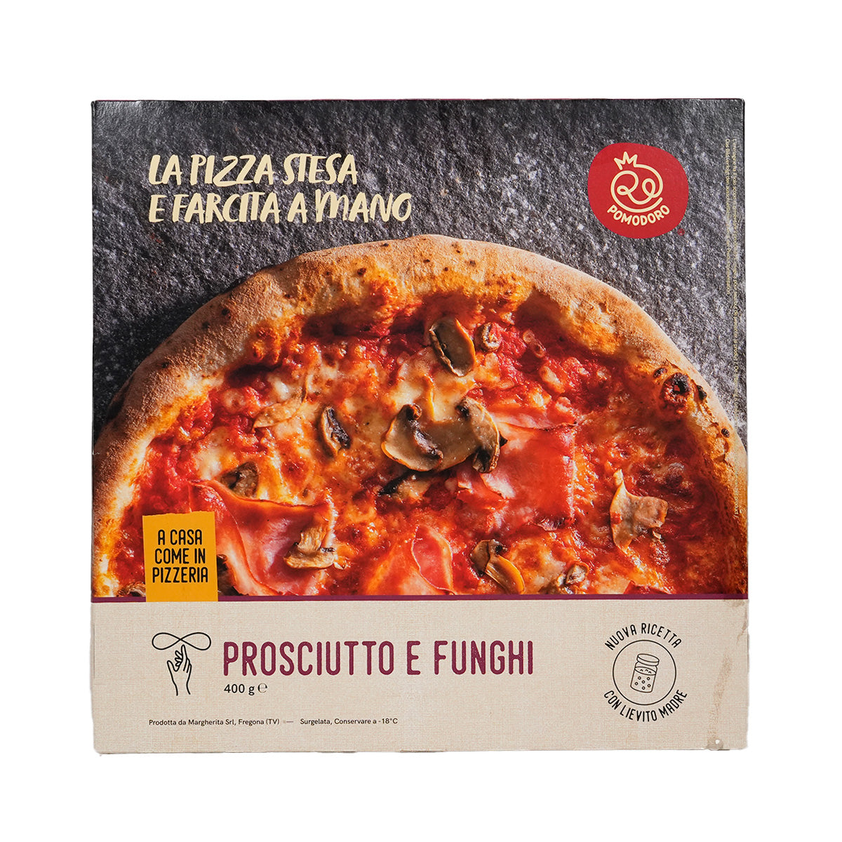 REPOMODORO Supermargherita Pizza with Mozzarella Pearls (390g)