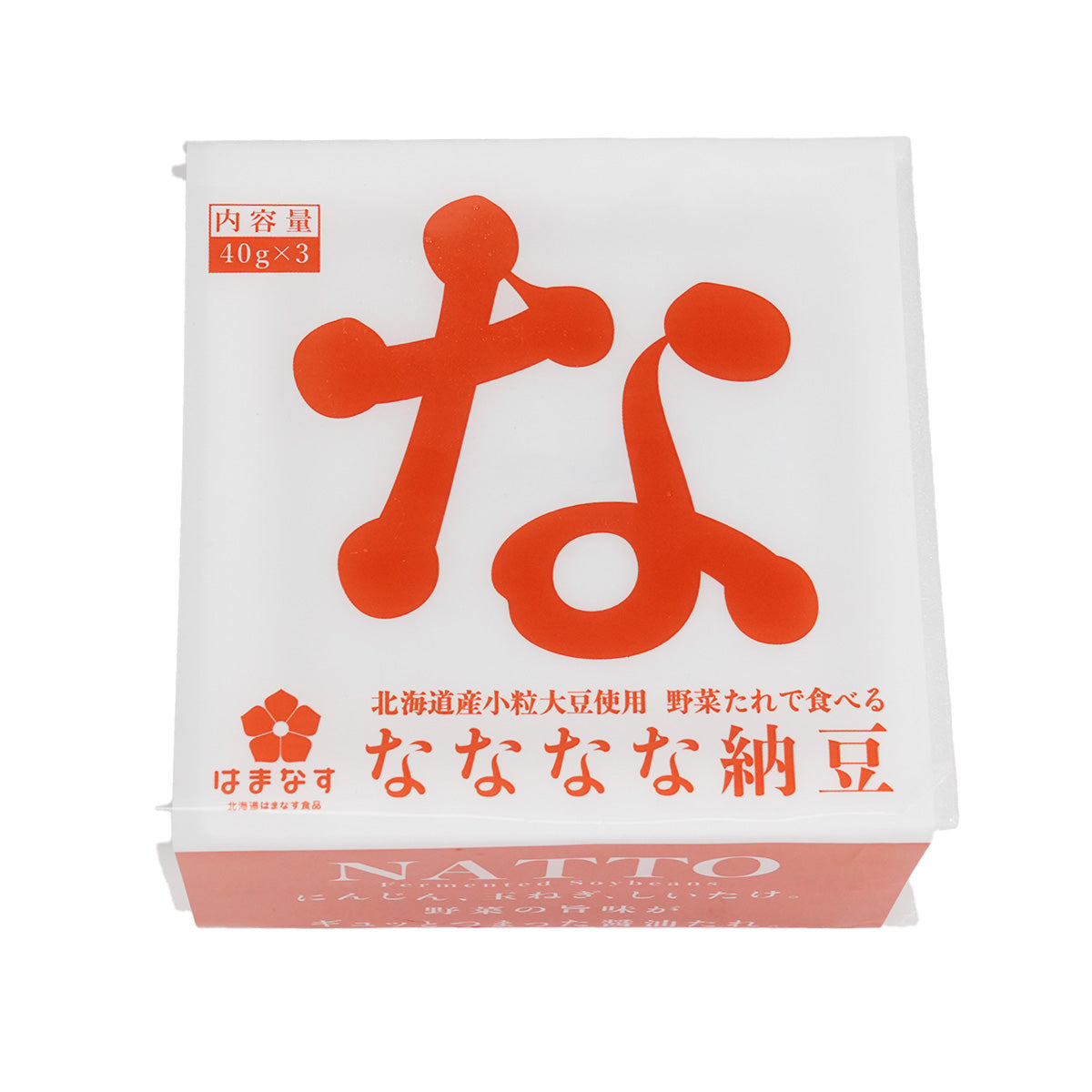 HAMANASU Nananana Natto with Vegetable Sauce (3 x 45g)