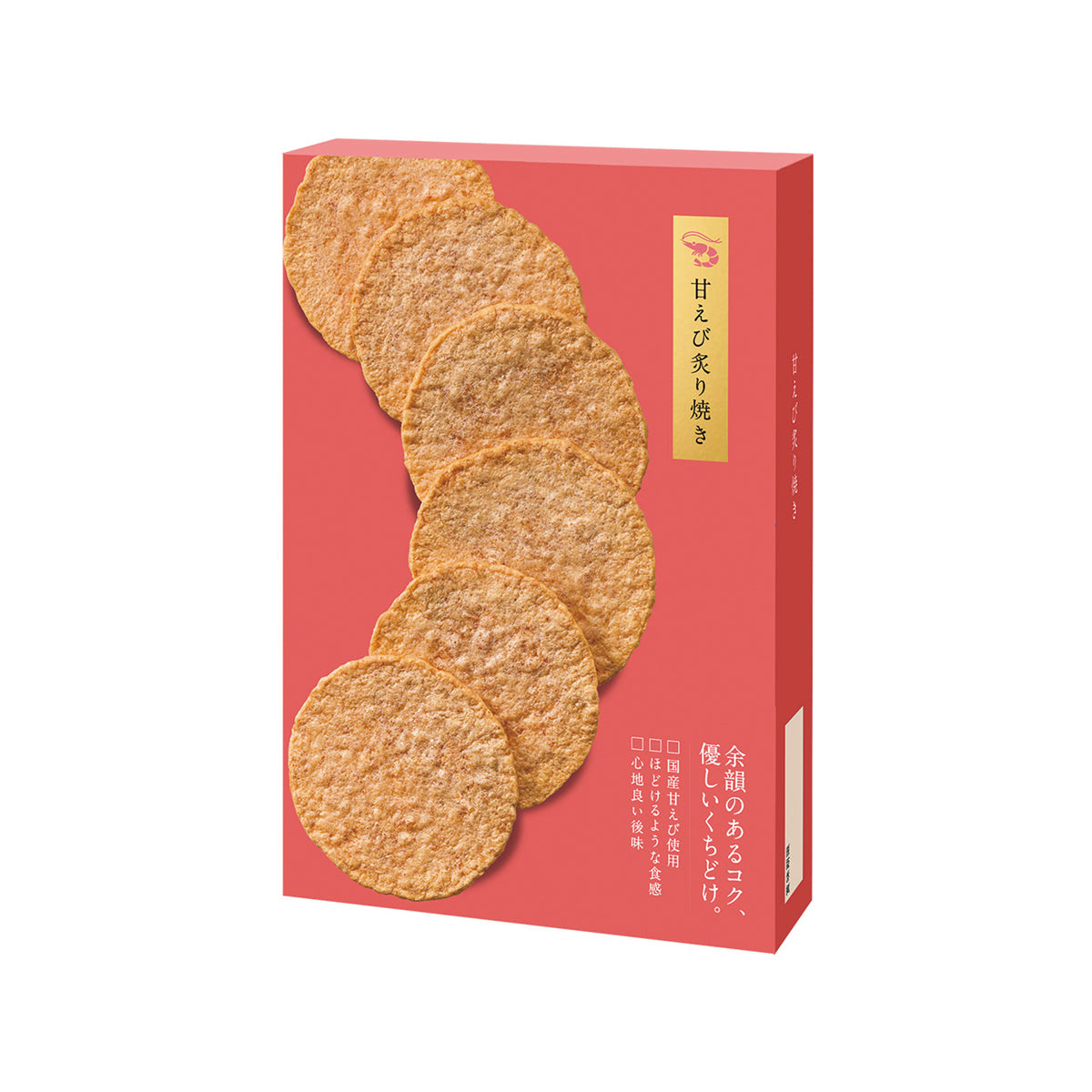 KEISHINDO Roasted Sweet Shrimp Cracker (6packs)