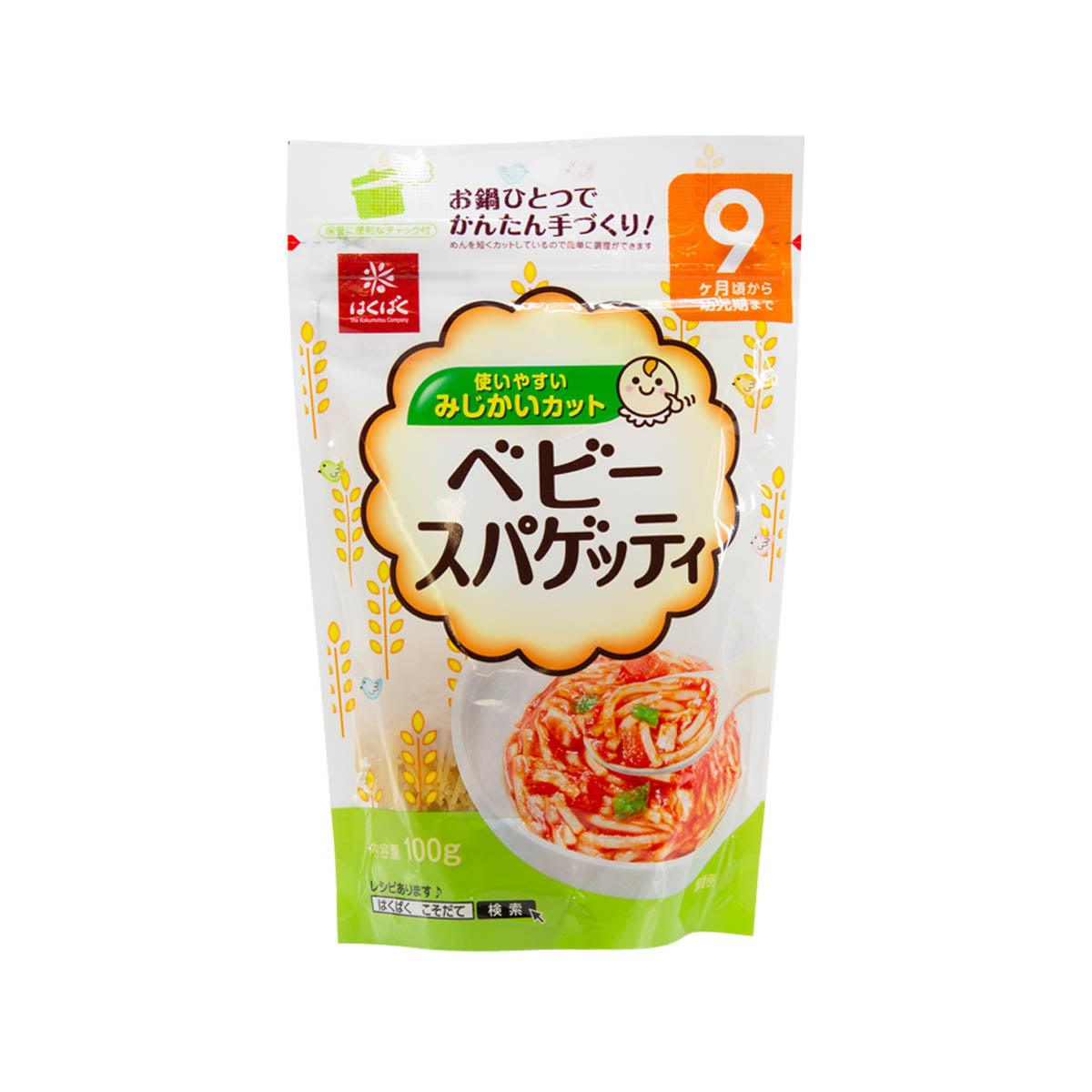 HAKUBAKU Baby Spaghetti - from 9 Months (100g)