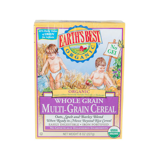 EARTH'S BEST Organic Whole Grain Multi-Grain Cereal  (227g)