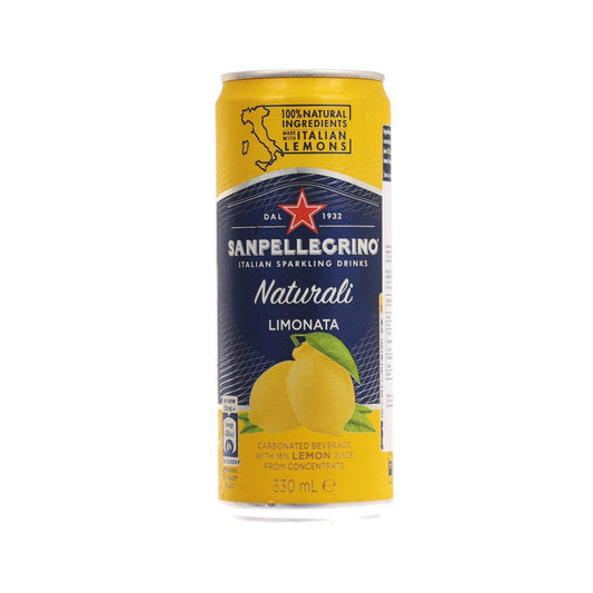 SAN PELLEGRINO Sparkling Lemon Beverage [Can]  (330mL)