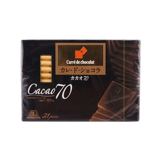 MORINAGA Carre de Chocolate (Cacao 70)  (86g)