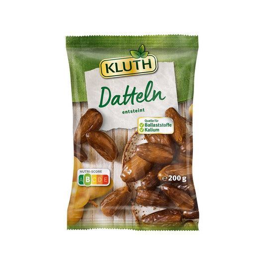 KLUTH Raw Dates, Dried Pitted Extra Large  (200g)
