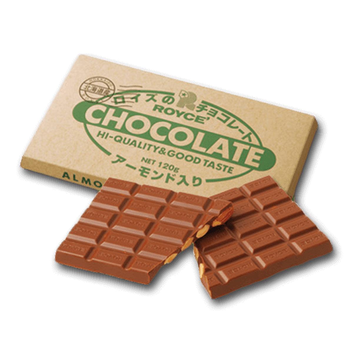 ROYCE' Chocolate Bar - Almond  (120g)